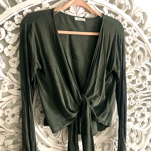 hopely Tops - 4/$25 ~ ARMY GREEN BLOUSE